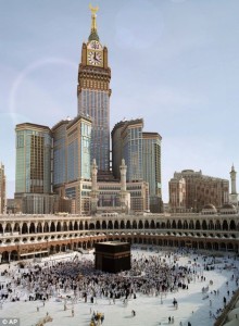 The Makkah Clock Tower near Masjid al Haraam, Makkah