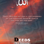 Picture Perfect : Deeds not Appearance